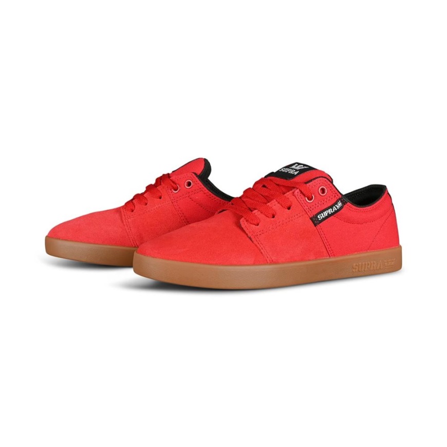 Supra Stacks Ii Zapatos De Skate Rojo/gum