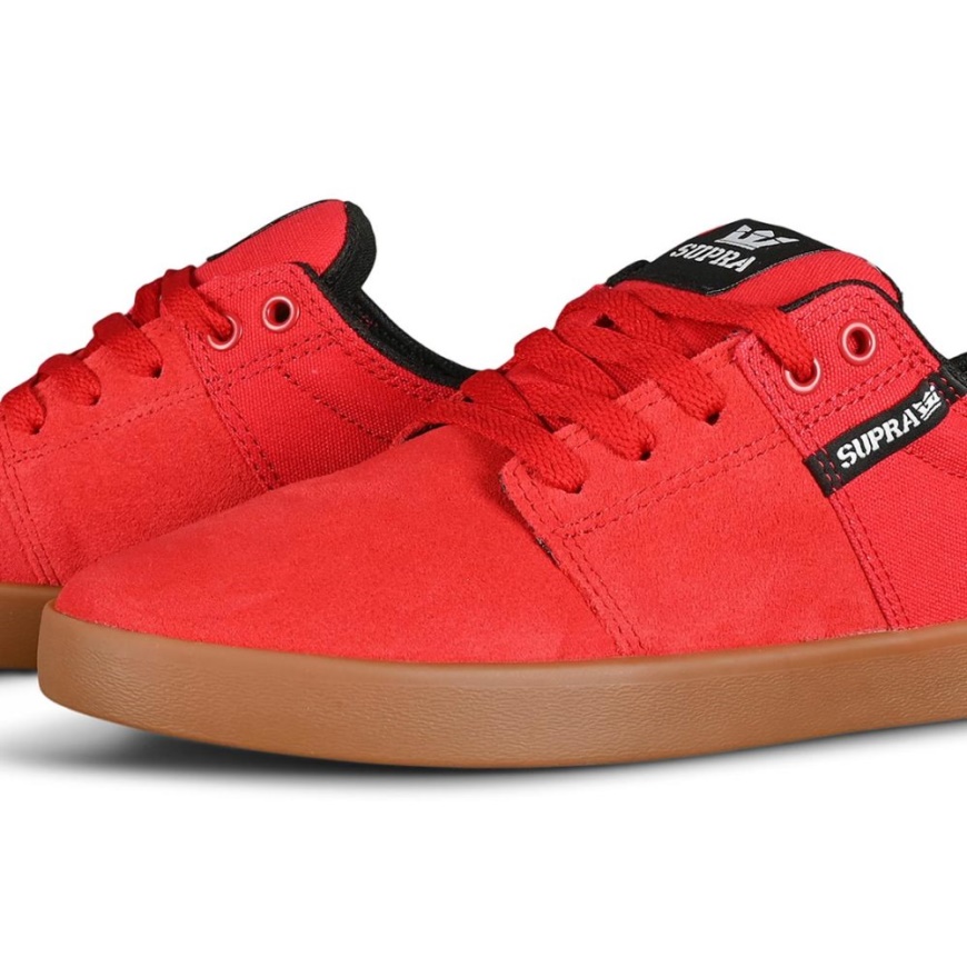Supra Stacks Ii Zapatos De Skate Rojo/gum