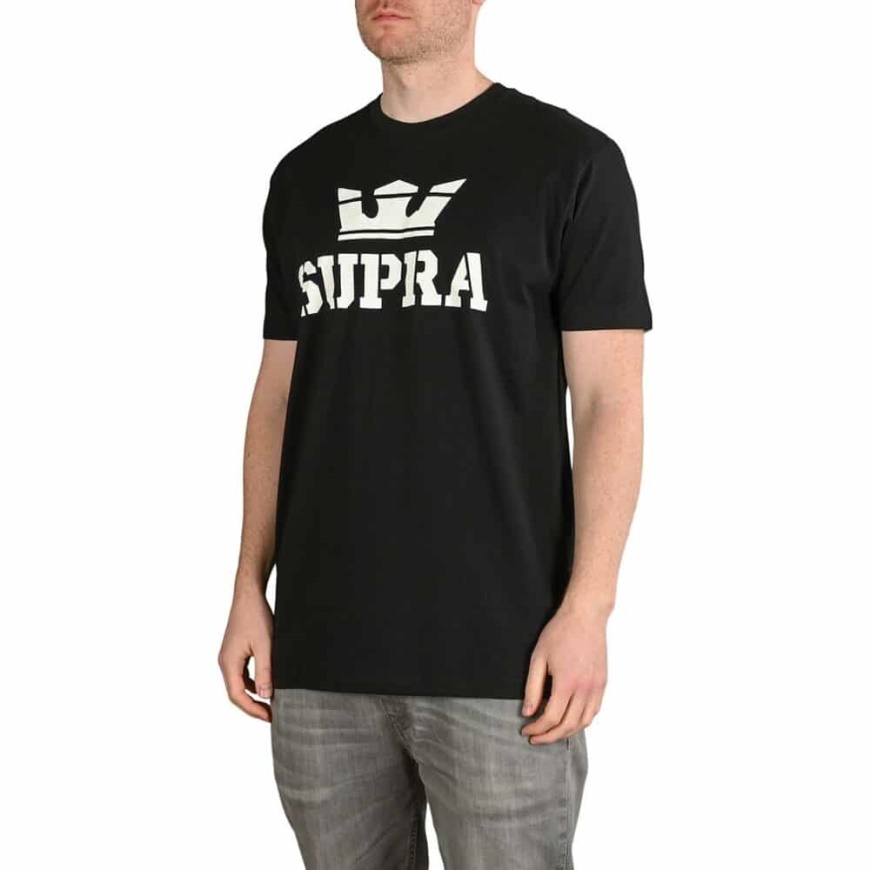 Camiseta Supra Above S/s Negro/blanco
