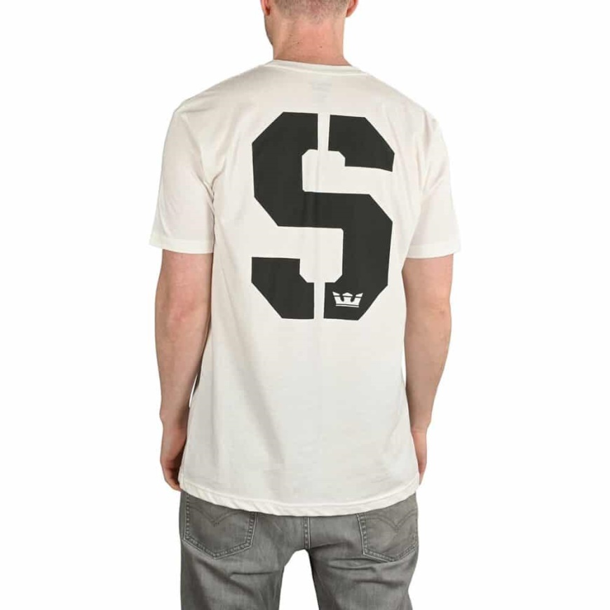 Camiseta Supra Sstencil S/s Blanco/negro