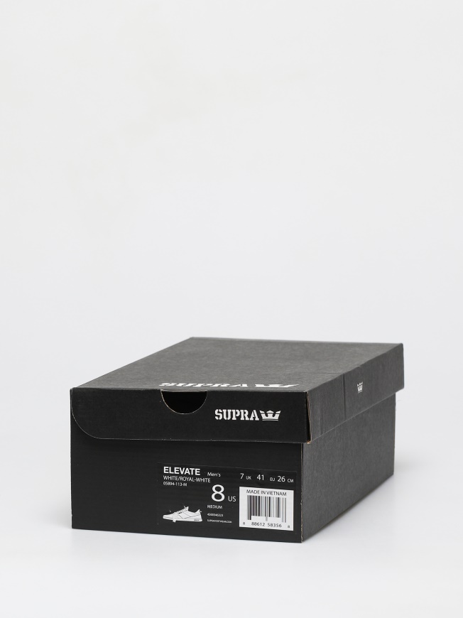 Supra Elevate Zapatos Blanco/blanco Real