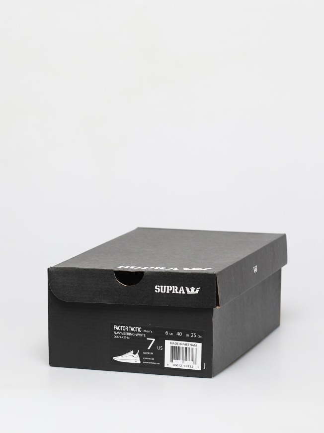 Supra Factor Tactic Zapatos Azul Marino/bering Blanco