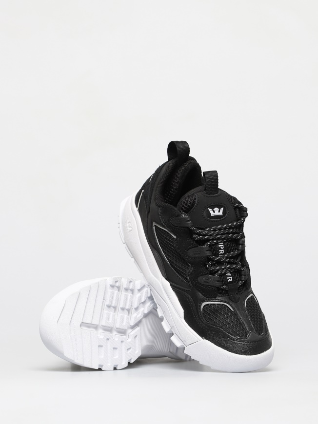 Supra Muska 2000 Zapatos Negro-blanco Moda