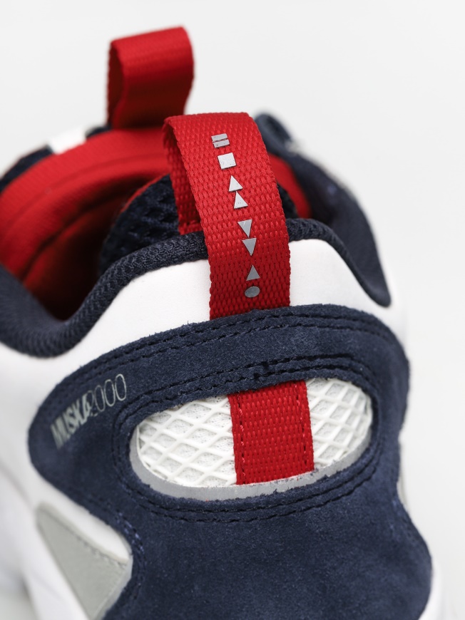 Supra Muska 2000 Zapatos Blanco/azul Marino/rojo Blanco Moda