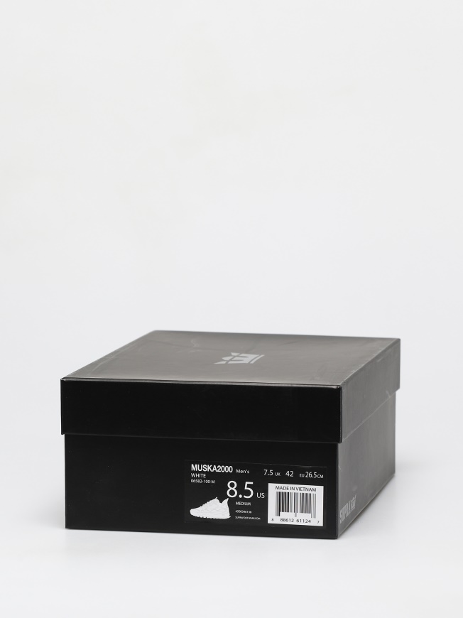 Supra Muska 2000 Zapatos Blanco Moda
