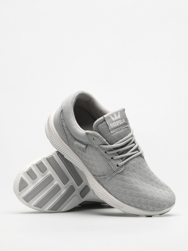 Zapatillas Supra Hammer Run Gris Claro Blanco