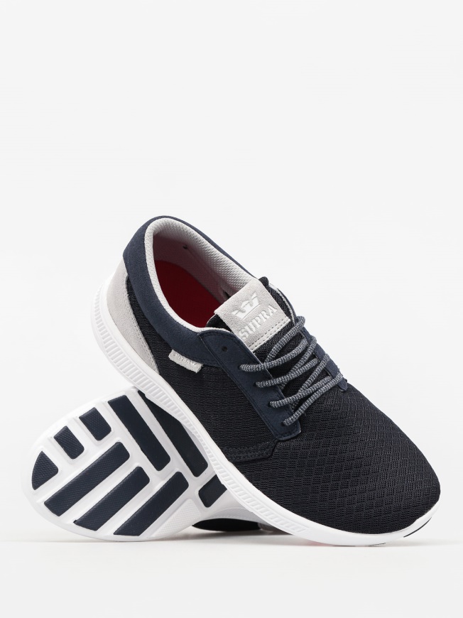 Supra Zapatos Hammer Run Azul Marino Blanco Moda