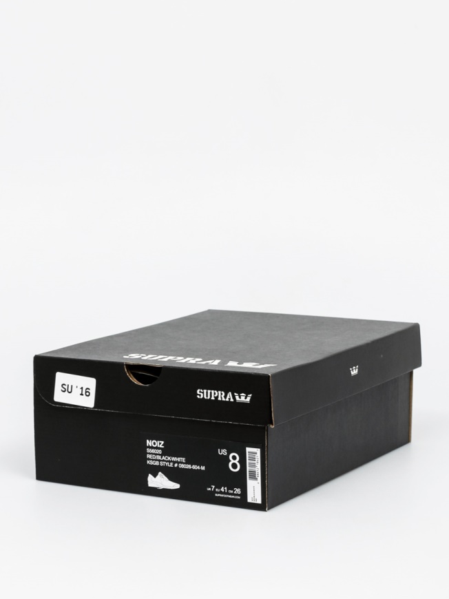 Zapatillas Supra Noiz Rojo/negro Blanco