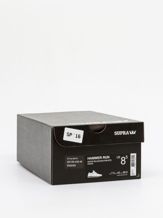 Zapatillas Supra Hammer Run Neon Azul/navy Blanco Moda